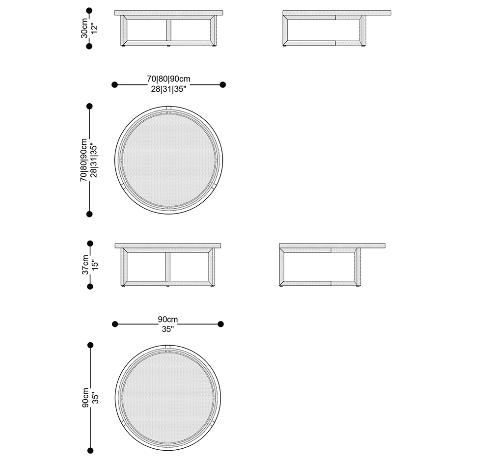 Image of the complete dimensions of the product